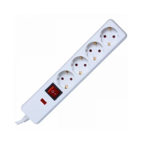  Produžni kabl sa zaštitom, 4 utičnica, 1.5mm², 1.5 met - NVT 04K/WH Cijene