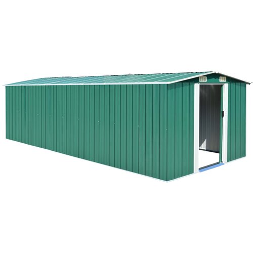 Furnova Vrtna lopa 257x580x181 cm kovinska zelena, (21912703) Cene