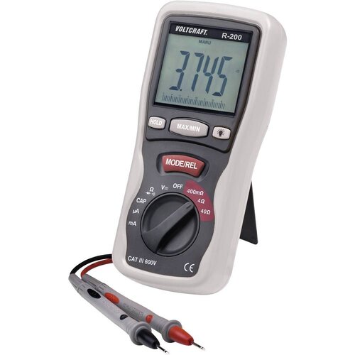 Voltcraft Tester komponent, digitalni R-200 kalibracija narejena po: delovnih standardih, CAT III 600 V &scaron;tevilo znakov na zaslonu: 4000, (5000299196) Cene