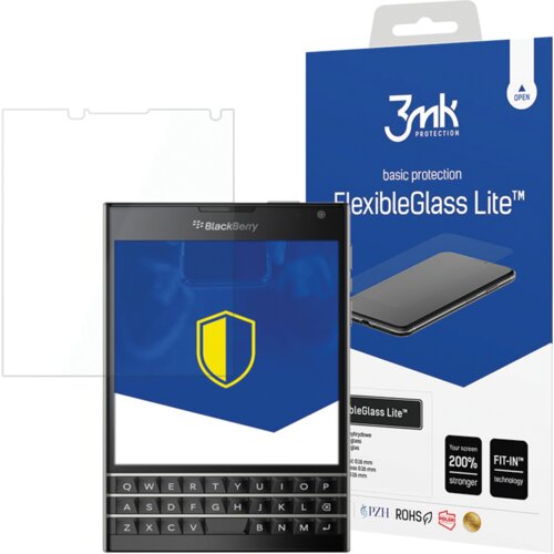 3mk BLACKBERRY PASSPORT - FLEXIBLEGLASS LITE, (22001887) Slike