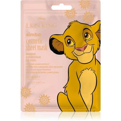 Mad Beauty Lion King Simba revitalizirajuća sheet maska 25 ml