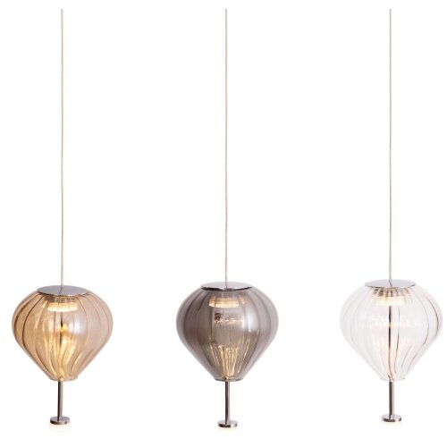  MAXLIGHT P0527 - LED luster na sajli PALLONCINI 2xLED/3W/230V, &amp;Oslash; 12 cm, proziran Slike