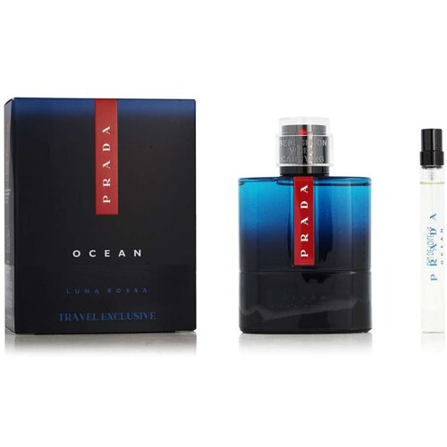  Set ženski parfem Prada Luna Rossa Ocean EDT 2 Dijelovi Slike