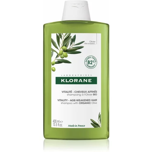 Klorane olive vitality šampon za oslabljene lase 400 ml za ženske
