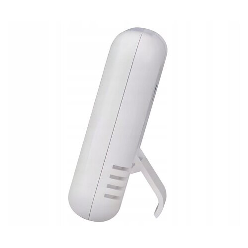  osvijetljeni LCD termometar higrometar 8cm bijeli Slike