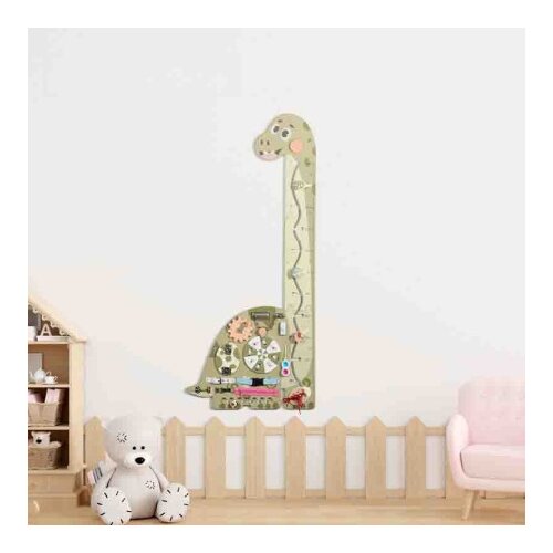 Premium Stil Dinosaurus sa metrom i dečija zidna edukativna tabla MSN24027 ( 14407 ) Slike