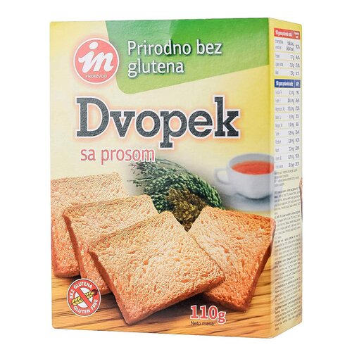 Aleksandrija Dvopek od prosa bez glutena Aleksandrija 110g Cene