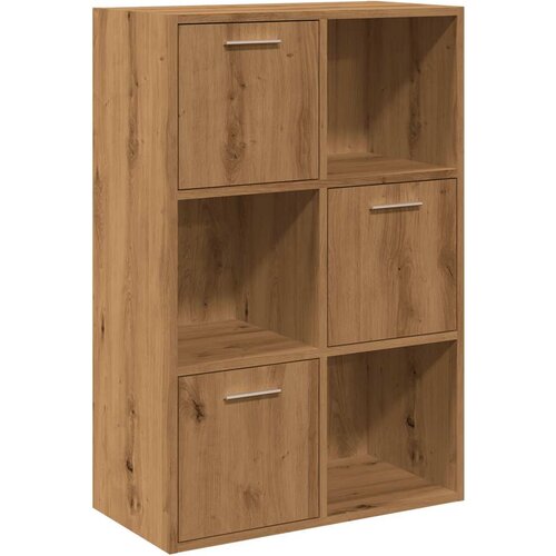 Maison Chic Knjižna omara - Knjižna polica - Knjižni regal artisan hrast 60,5x30x90 cm inženirski les, (21723492) Cene