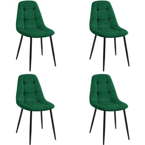 AKORD 4x STOL SJ.1 STEKLENO ZELENA, (21703301) Cene