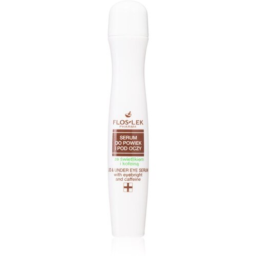 FlosLek Pharma Eye Care posvetlitveni serum za predel okoli oči proti oteklinam in temnim kolobarjem 15 ml Cene