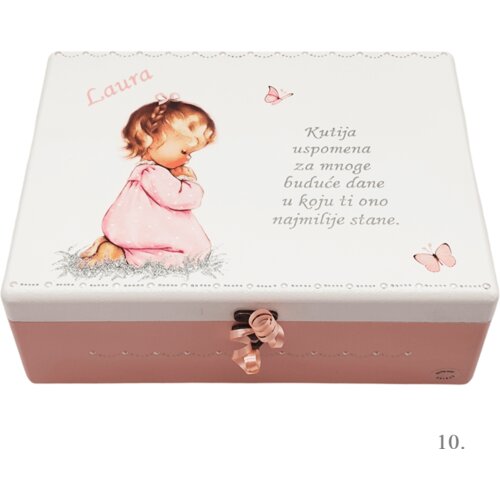  Unikatne kutije za krštenje, rođendan – Poklon koji čuva najposebnije uspomene djevojčica - 10. 20x30x10cm - 154386 Cene