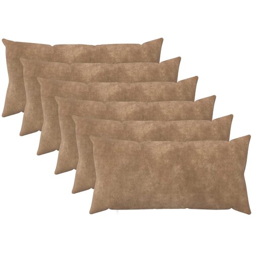  Presvlaka za jastuk 6 pcs HEERLEN Sivosmeđa 40 x 70 cm Cene