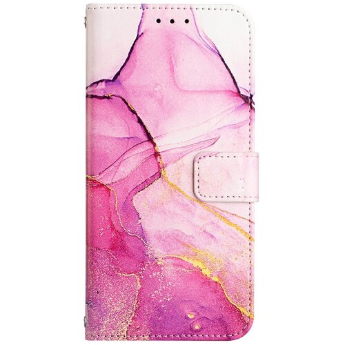  Maska za Honor Magic 8 Pro na preklop Marble pink Slike