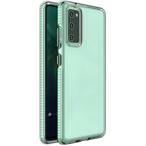 IZMAEL.eu Futrola Spring clear TPU za Samsung Galaxy A12/Galaxy M12 - Svijetlo zelena Slike
