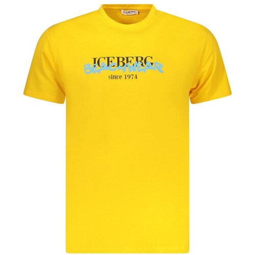 Iceberg Mu&amp;scaron;ka majica kratkih rukava žute boje Slike
