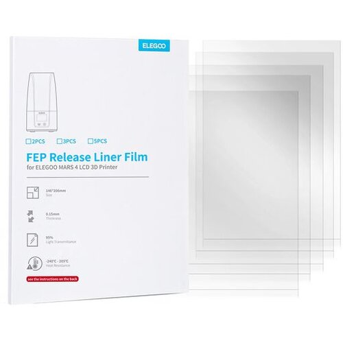 Elegoo FEP set 5 filmov Slike