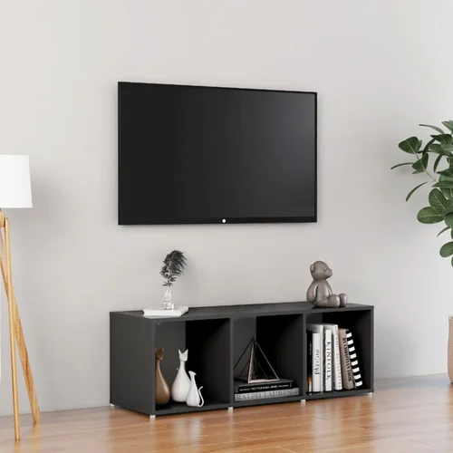 vidaXL TV omarica siva 107x35x37 cm iverna plošča, (20731804)