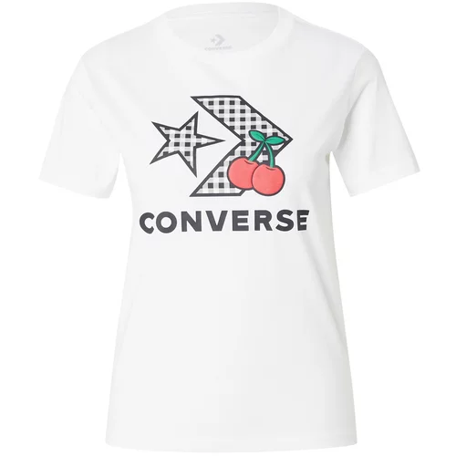 Converse Majica zelena / crvena / crna / bijela
