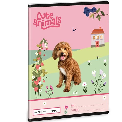 Ars Una Cute Animals - Pesek gladka beležka A/5 20-32 Cene