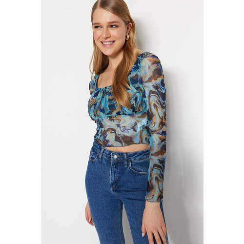 Trendyol Blouse - Blue - Regular fit Slike
