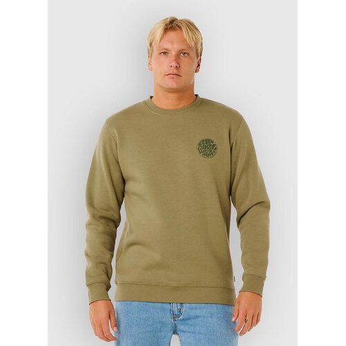 Rip Curl Wetsuit Icon Crew Pulover surplus green Slike