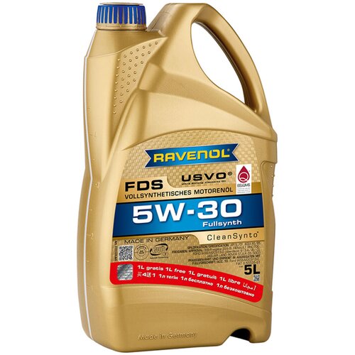 RAVENOL Motorno ulje FDS 5W-30, 4l + Poklon, 1 l Cene