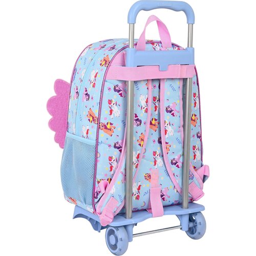 &amp;Scaron;kolski Ruksak s Kotačima My Little Pony Wild &amp;amp; free Plava Roza 33 x 42 x 14 cm Slike