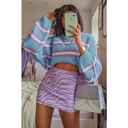 Madmext Sweater - Purple - Regular fit Slike
