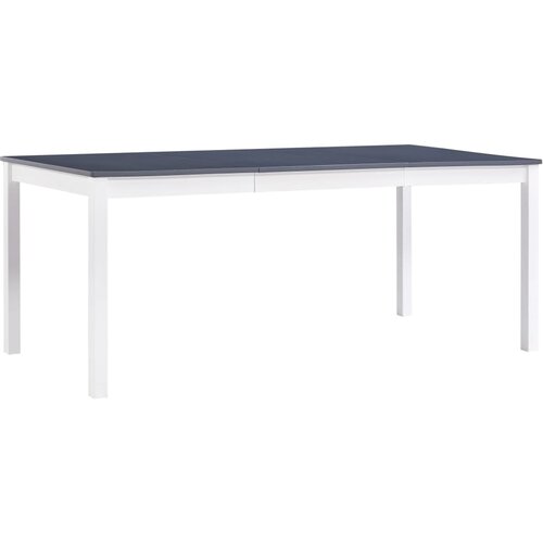 Furnova Jedilna miza bela in siva 180x90x73 cm borovina, (21946722) Cene