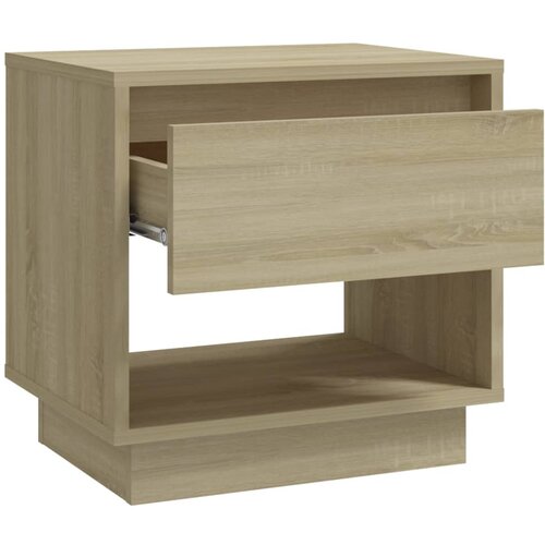  Noćni ormarići 2 kom boja hrasta 45x34x44 cm konstruirano drvo Slike