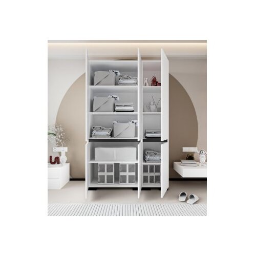 Hanah home ormar floransa 135 white anthracite Slike