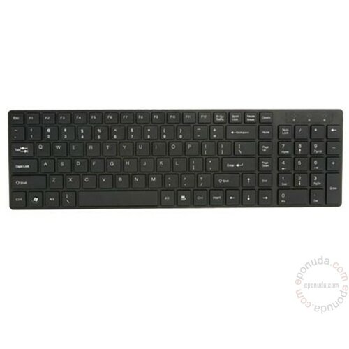 Jetion JT-DKB081 US PS/2 Black tastatura Slike