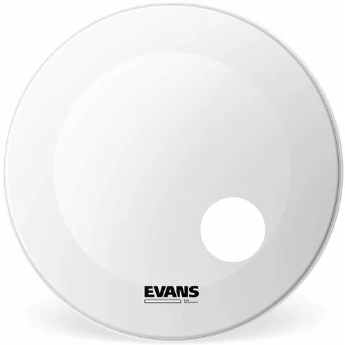 Evans BD22RGCW EQ3 Coated White 22" Bela Rezonančna opna za boben