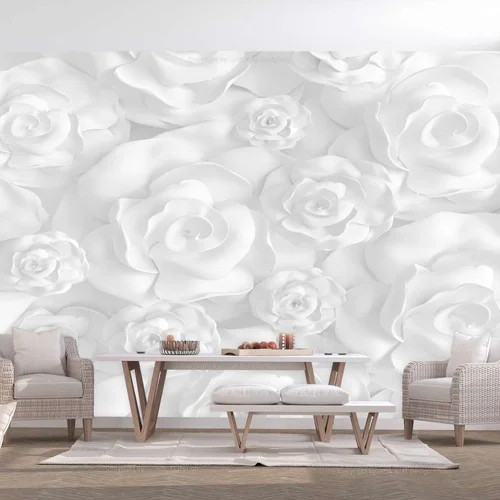  tapeta - Plaster Flowers 350x245