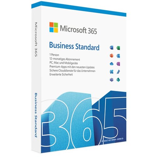 Microsoft M365 Bus Standard Retail English Sub 1YR CEE Only Medialess P8 Cene