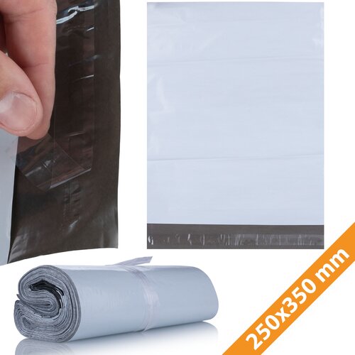 Rosfix Foliopaki 250 x 350 mm &ndash; Bele Samolepilne Folijske Vrečke | LDPE, 50 &micro;m, 100 Kosov, (22005992) Cene