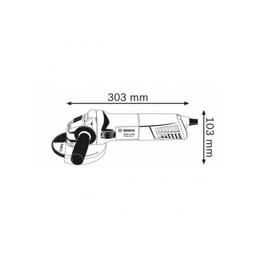 Bosch ugaona kutna brusilica GWS 11-125 Professional Slike