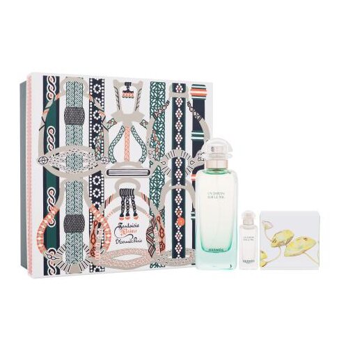 Hermes Un Jardin Sur Le Nil Fantaisie d&amp;#039;Etriers Set toaletna voda 100 ml + toaletna voda 7,5 ml + parfimisani sapun 50 g unisex Slike