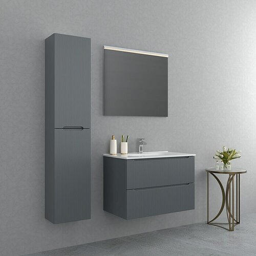  Visoka omara Lote (&amp;Scaron; x G x V: 34 x 25 x 162 cm, Siva) Slike
