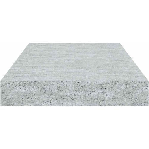  Plutajuće zidne police 2 kom boja betona 40 x 23 x 3,8 cm MDF Slike