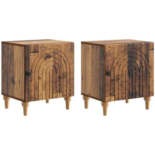  Noćni ormar 2 pcs Staro drvo 43 x 34 5 x 50 cm - Staro drvo 2 Cene