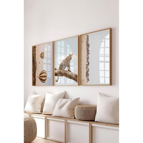 WALLXPERT Ç-300745 - 3040 set dekorativnih slika u više boja (3 komada) Cene