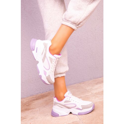 Soho White-Lilac Women's Sneakers 17226 Slike