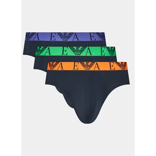 Emporio Armani Underwear Set 3 sponjic 111734 4R715 70435 Mornarsko modra