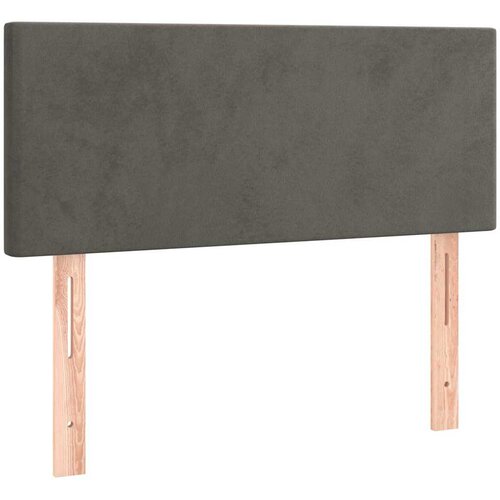 Box spring krevet s madracem tamnosivi 90x190 cm bar&amp;scaron;unasti Slike