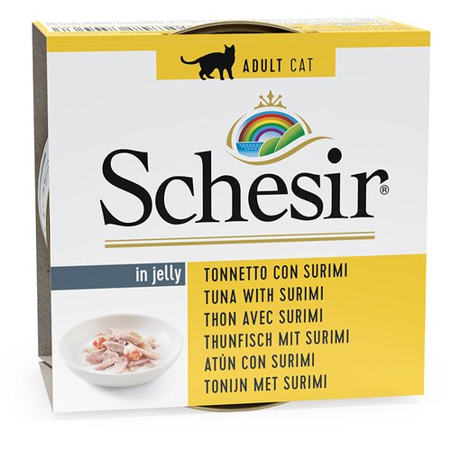 Schesir Varčni paket pločevinke v želeju 24 x 85 g - Tuna s surimi Cene