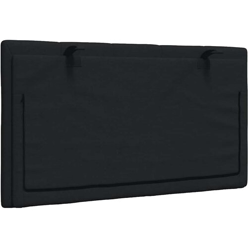 VidaXL jastuk za uzglavlje crni 90 cm od tkanine Slike