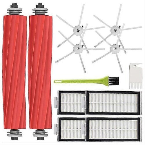 INORCO Združljivo s Xiaomi Roborock Q7 - Q7max - Q7 Max Plus - Q7 Max + dodatek za sesalnik z glavno krtačo, HEPA filtrom in stransko krtačo, (21848658) Slike