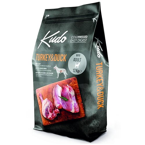 Kudo turkey &amp;amp; duck | mini adult 12 kg Slike