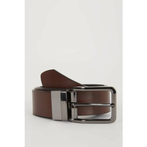Defacto Man Double Sided Clasp Faux Leather Classic Belt Slike